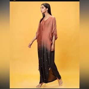 Elegant Ombre Kaftan Dress